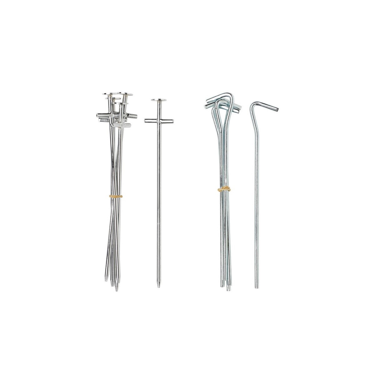 Piquetas Steel Pin 5Mm 20Cm (5 Pcs) Ferrino