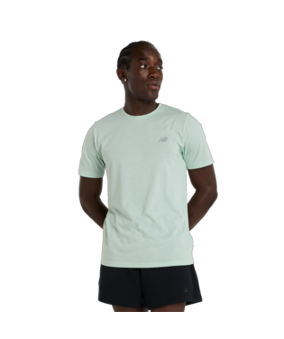 Sport Essentials Heathertech T-Shirt Hombre Camiseta Trail Running New Balance