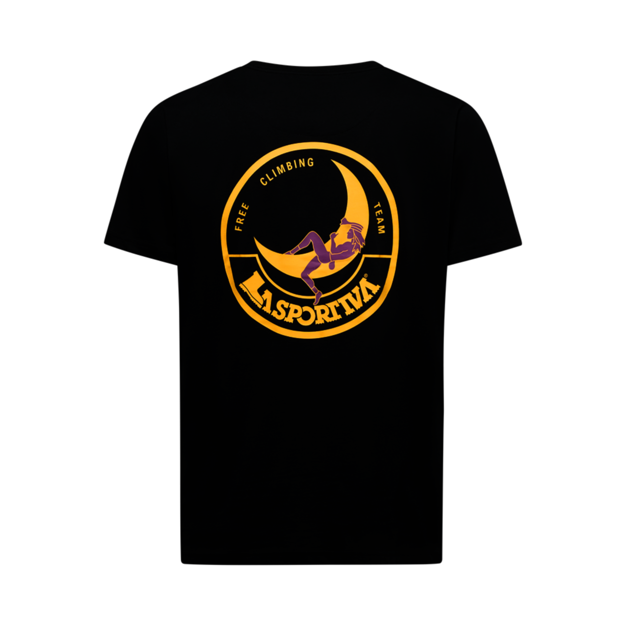 Climbing on the Moon T-Shirt Hombre Camiseta Escalada La Sportiva