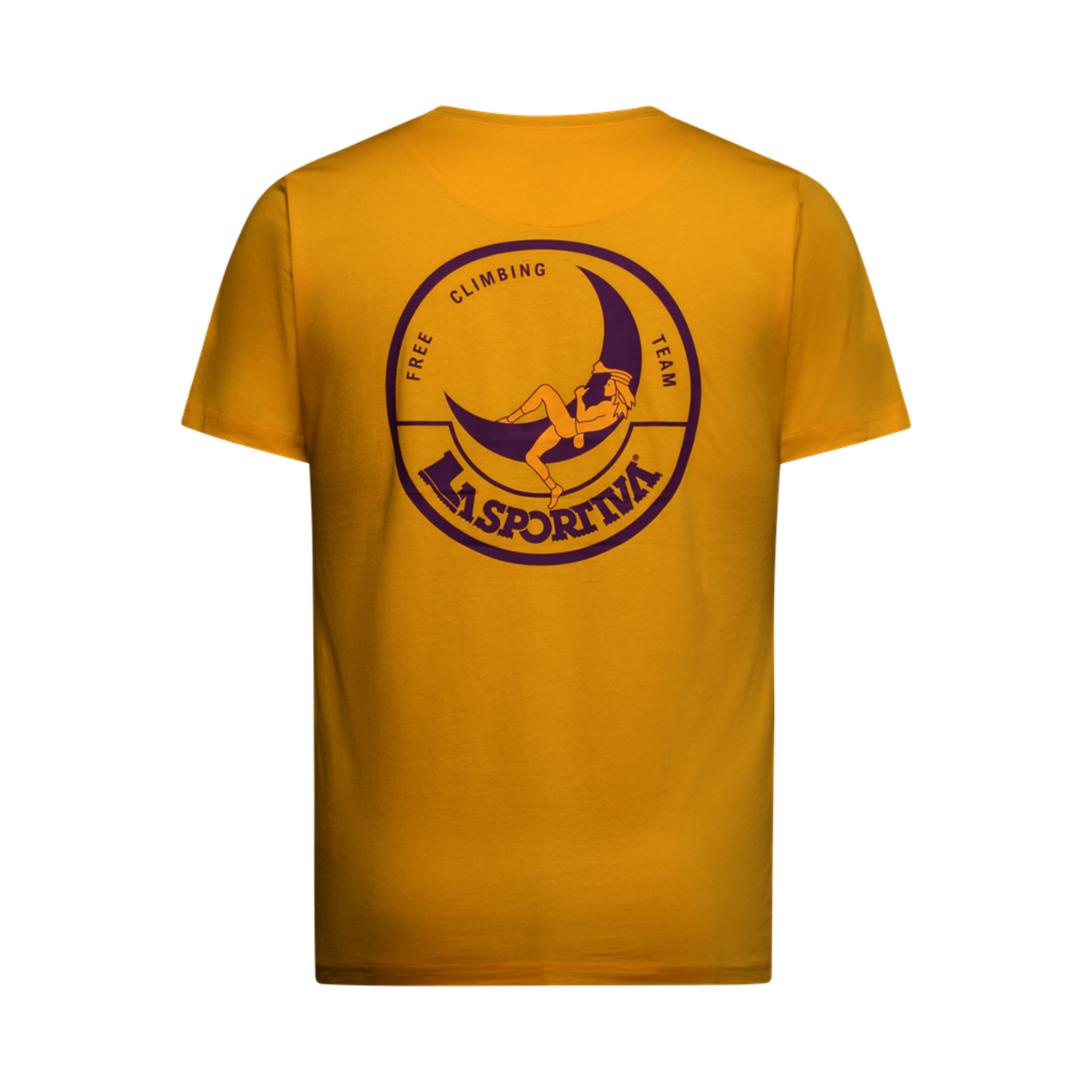 Climbing on the Moon T-Shirt Hombre Camiseta Escalada La Sportiva