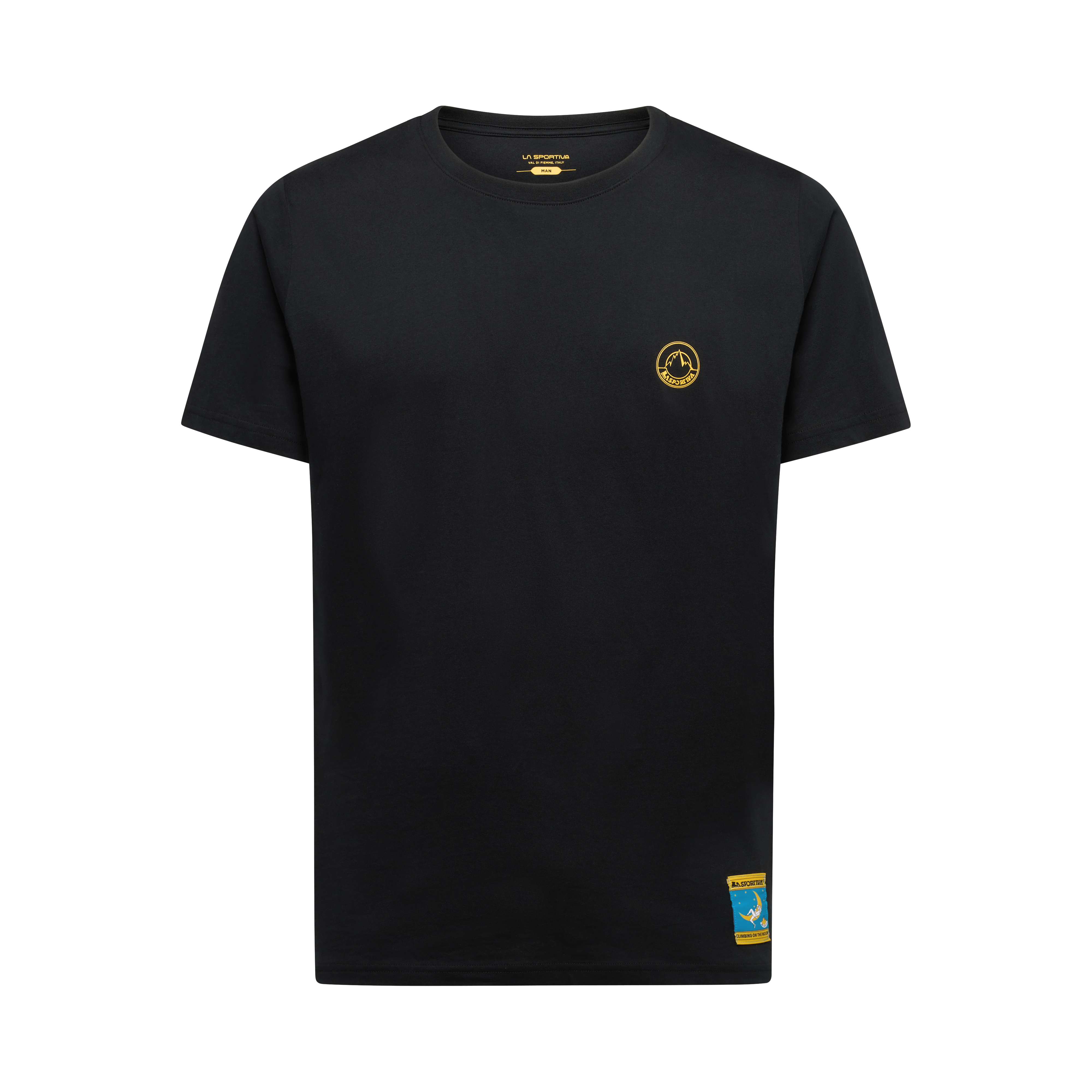 Climbing on the Moon T-Shirt Hombre Camiseta Escalada La Sportiva