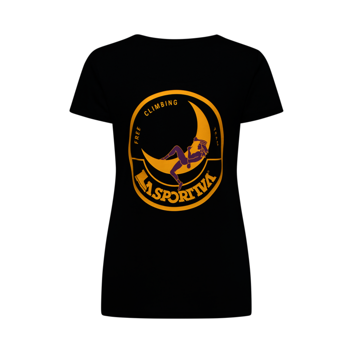 Climbing on the Moon T-Shirt Mujer Camiseta Escalada La Sportiva