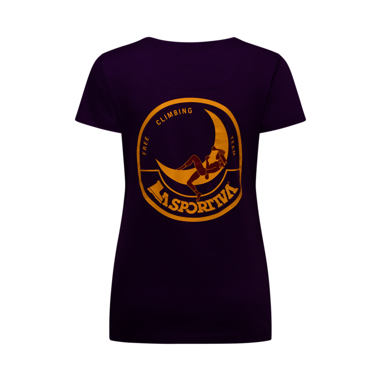 Climbing on the Moon T-Shirt Mujer Camiseta Escalada La Sportiva