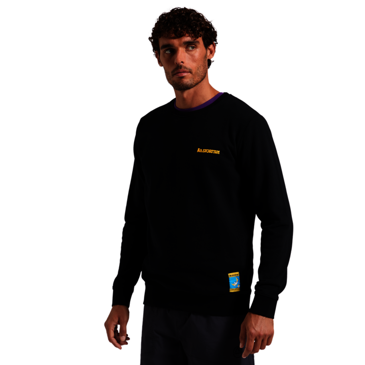 Climbing on the Moon Sweatshirt Hombre Camiseta Escalada La Sportiva