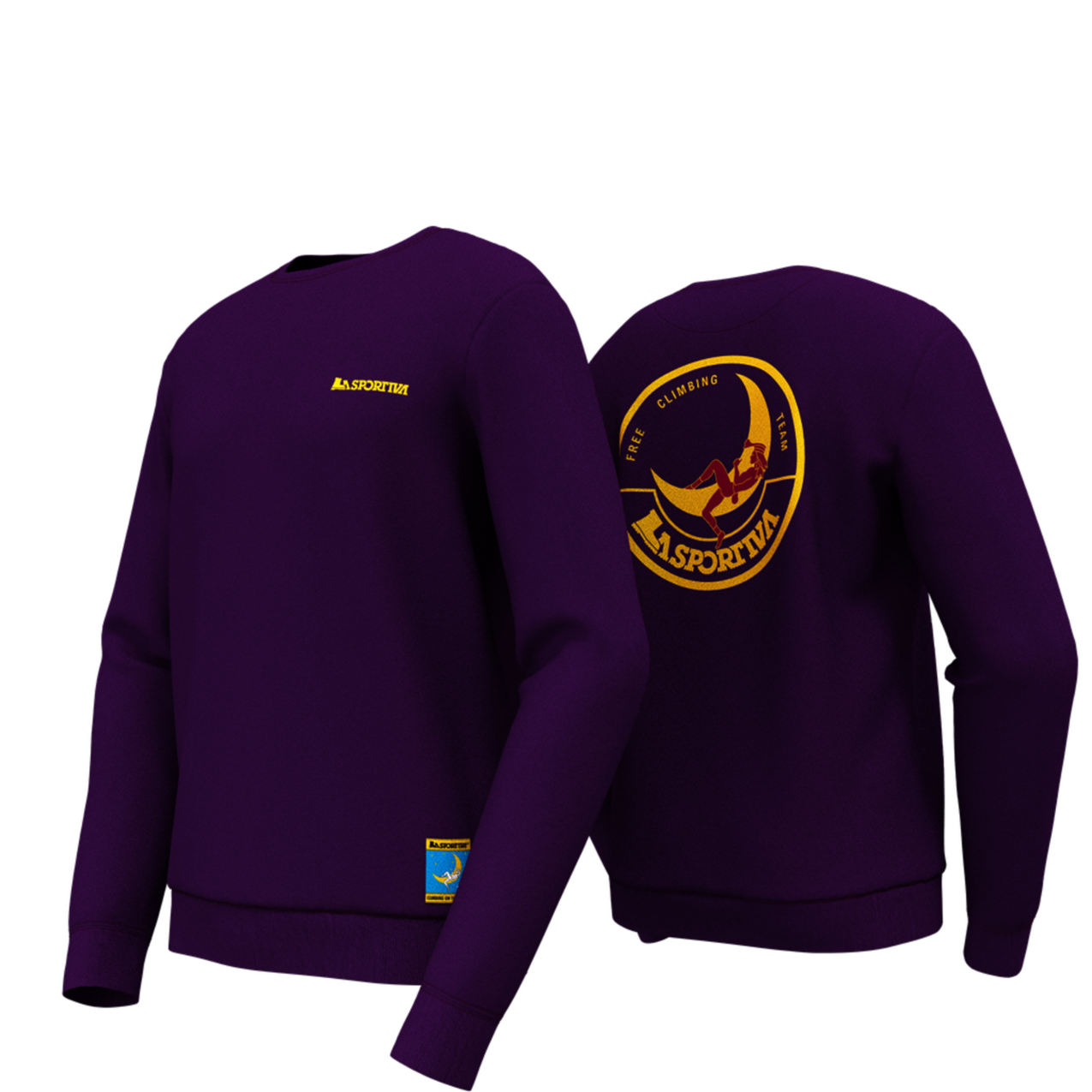 Climbing on the Moon Sweatshirt Hombre Camiseta Escalada La Sportiva