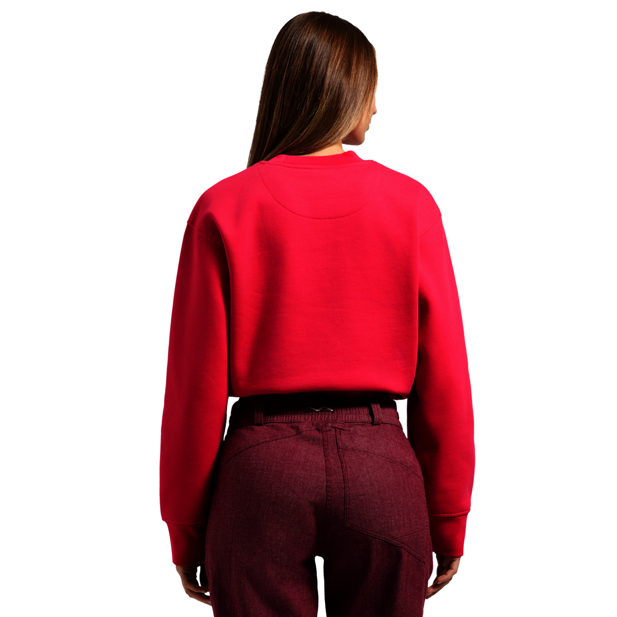 Heritage Logo Crop Sweater Mujer Sudadera La Sportiva