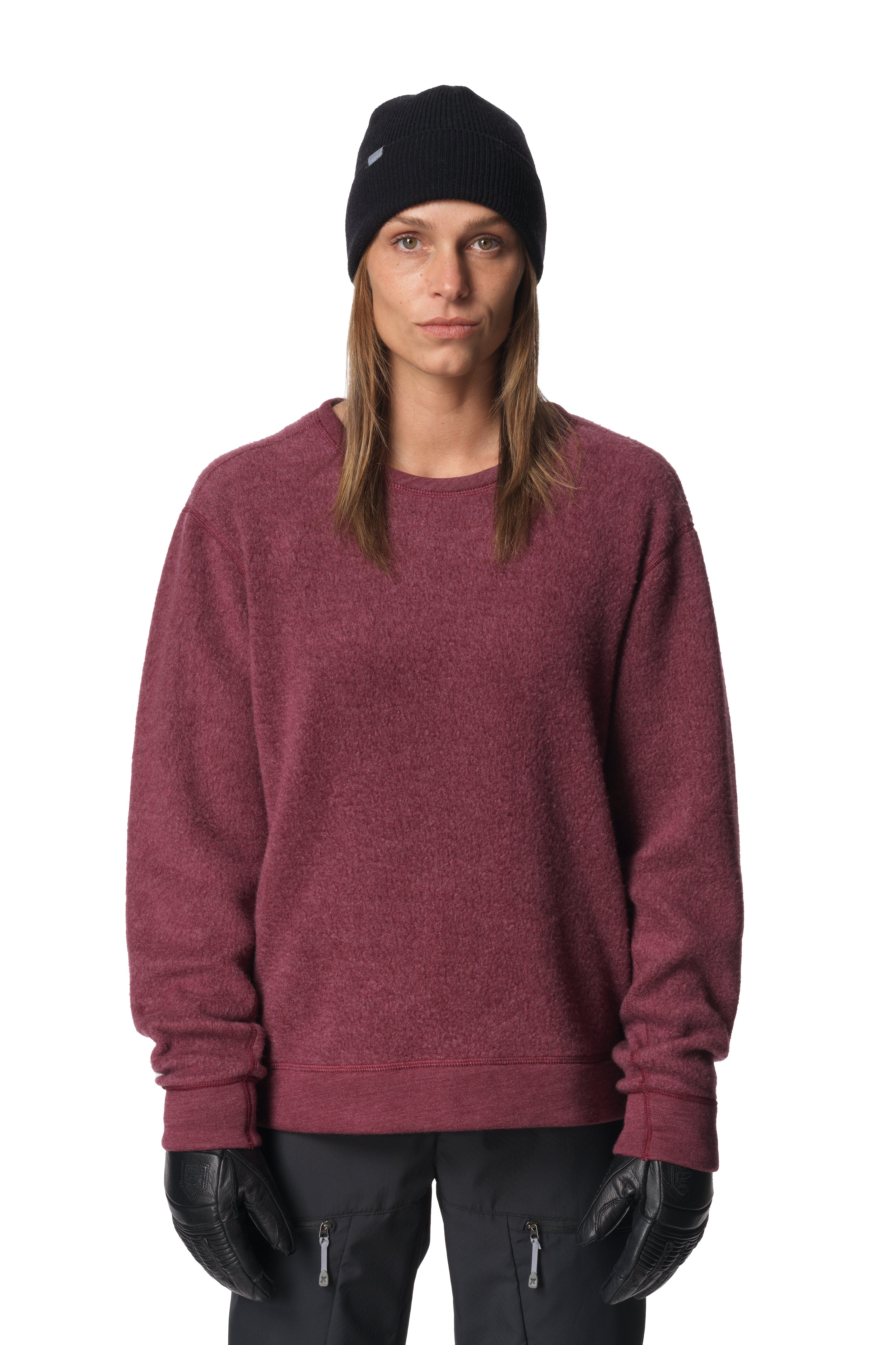 Alto Wool Crew Mujer Houdini
