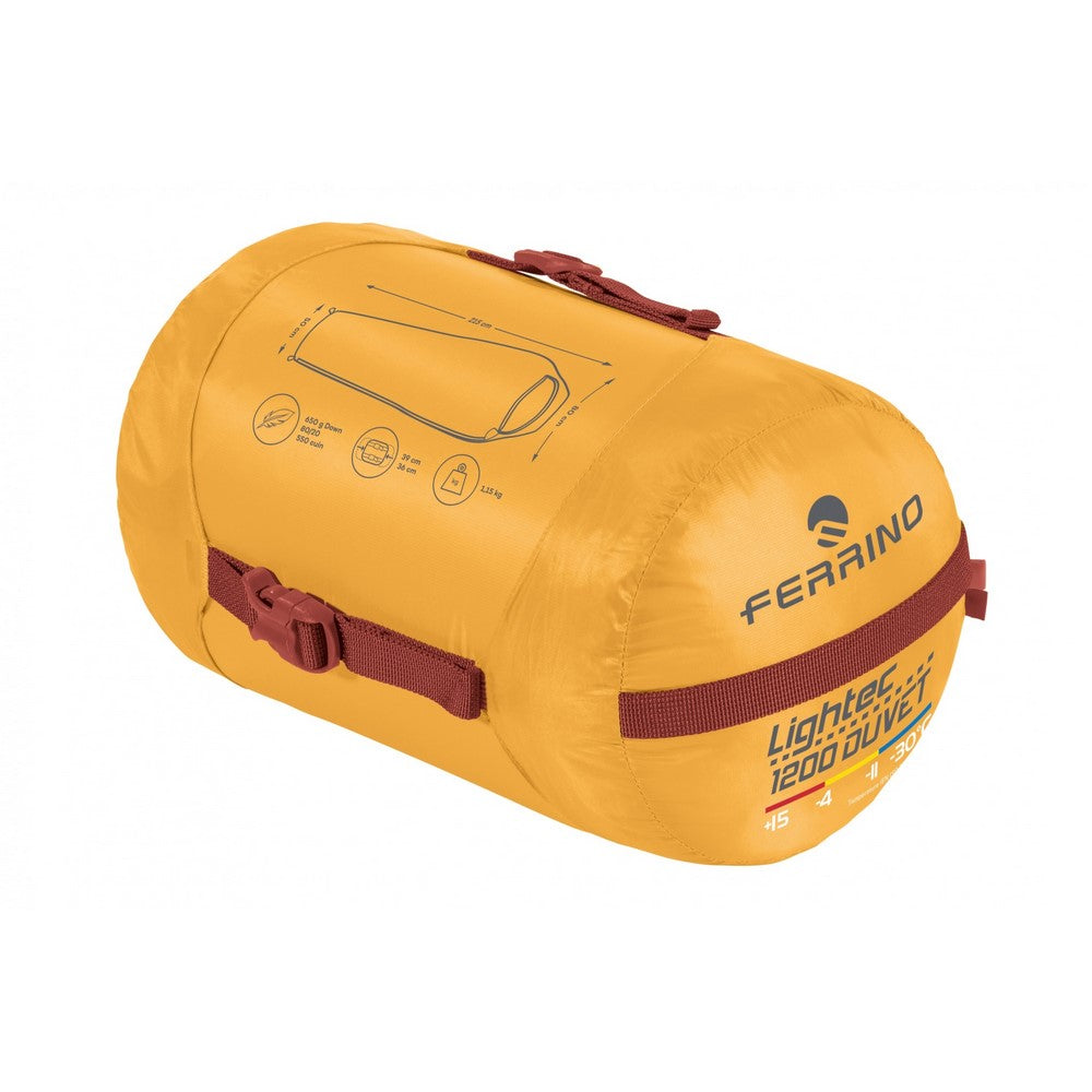 Sleepingbag Lightech 1200 Duvet Rds Down Sacos De Dormir Acampada Ferrino