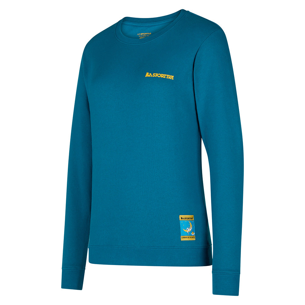 Climbing on the Moon Sweatshirt Mujer Sudadera Escalada La Sportiva