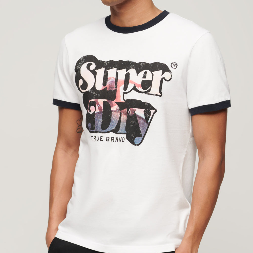 Photographic Logo T Shirt Camisetas Hombre Lifestyle Superdry