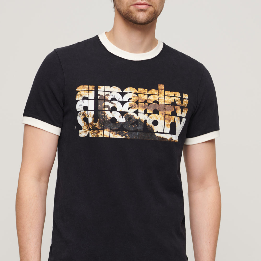 Photographic Logo T Shirt Camisetas Hombre Lifestyle Superdry