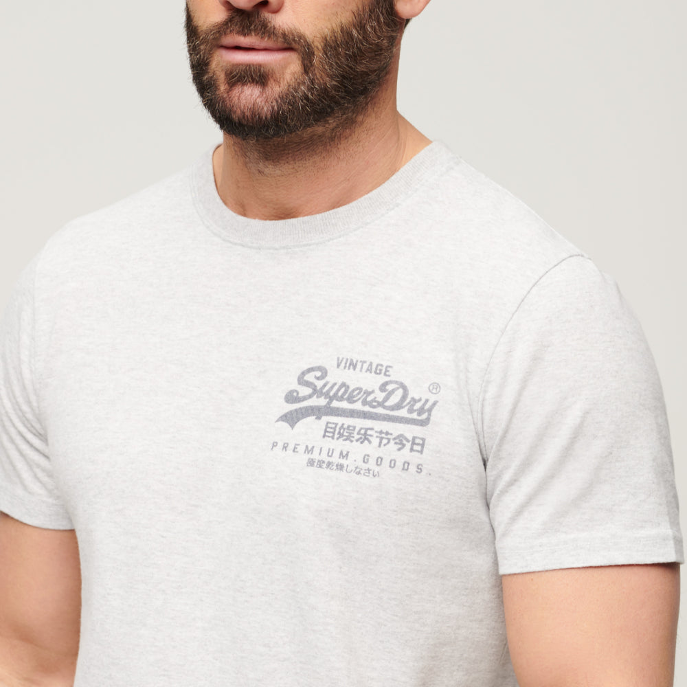 Classic Vl Heritage Chest Tee Camisetas Hombre Lifestyle Superdry