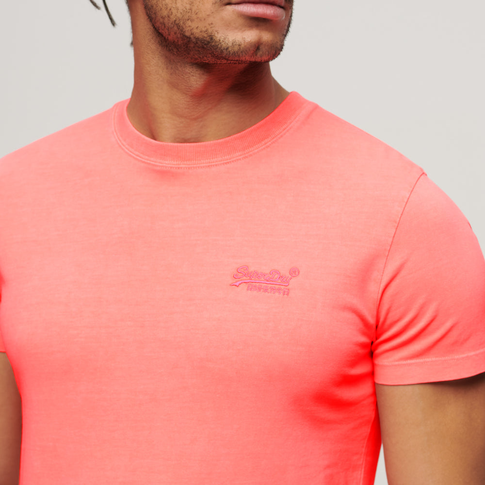 Essential Logo Emb Neon Tee Camisetas Hombre Lifestyle Superdry