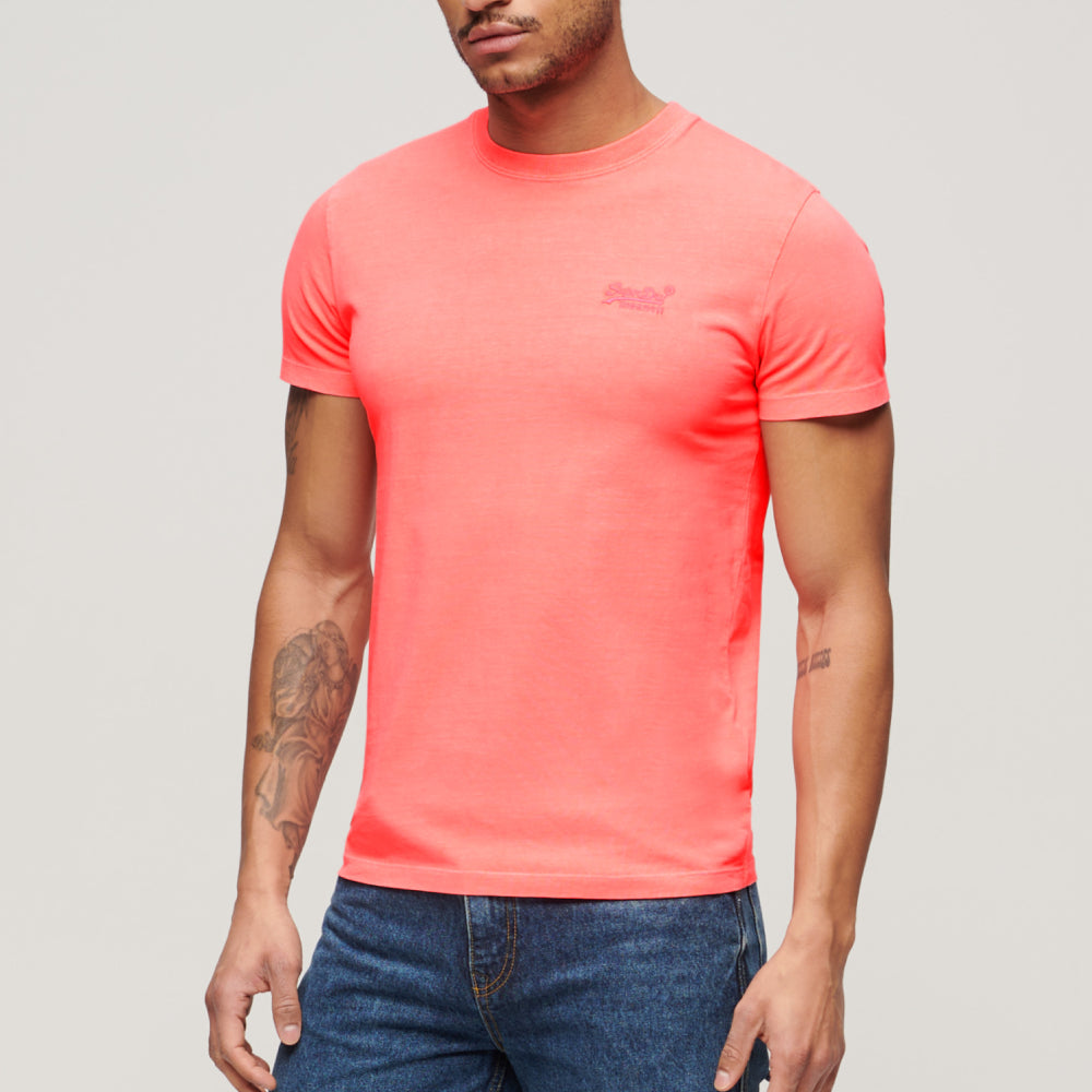 Essential Logo Emb Neon Tee Camisetas Hombre Lifestyle Superdry