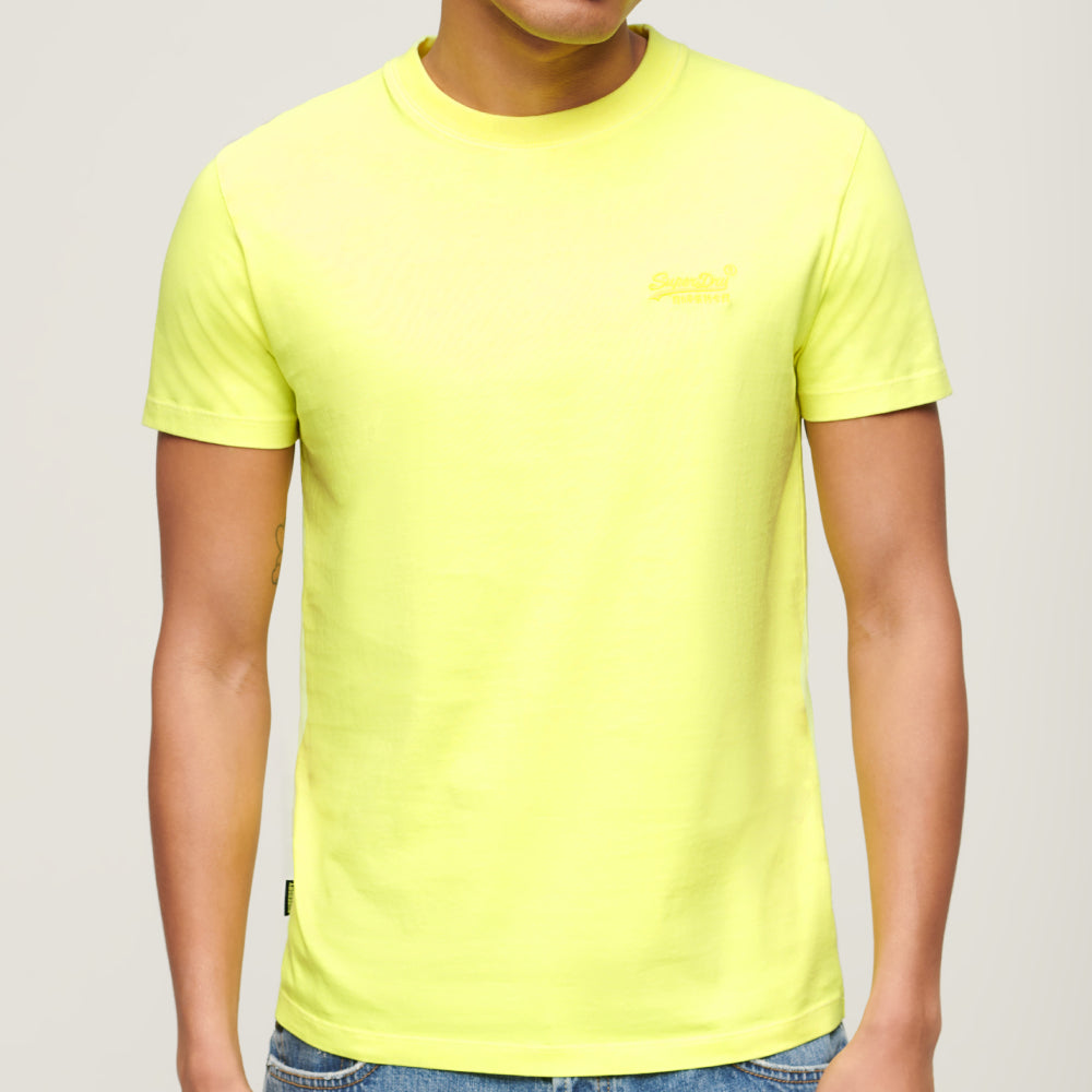 Essential Logo Emb Neon Tee Camisetas Hombre Lifestyle Superdry