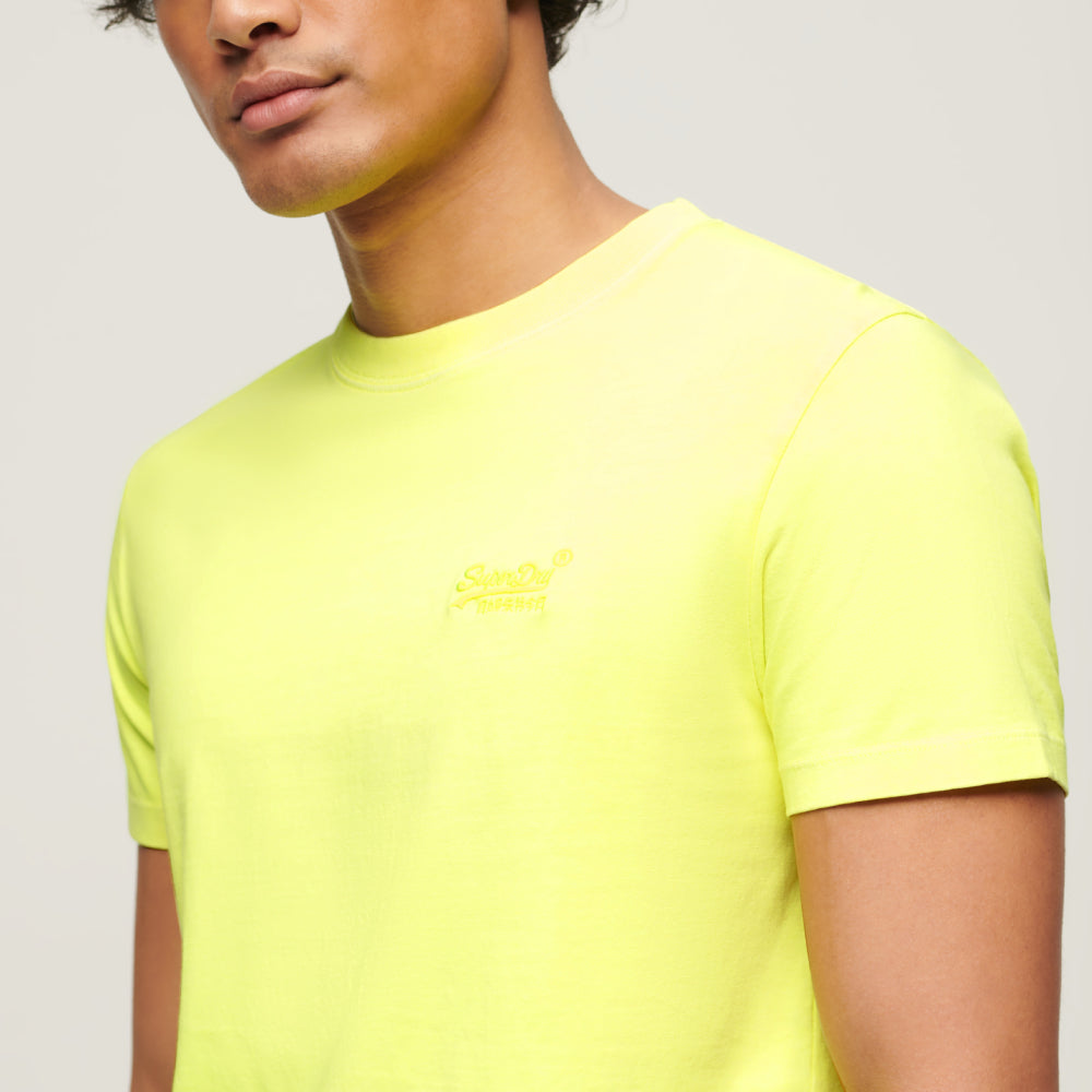 Essential Logo Emb Neon Tee Camisetas Hombre Lifestyle Superdry