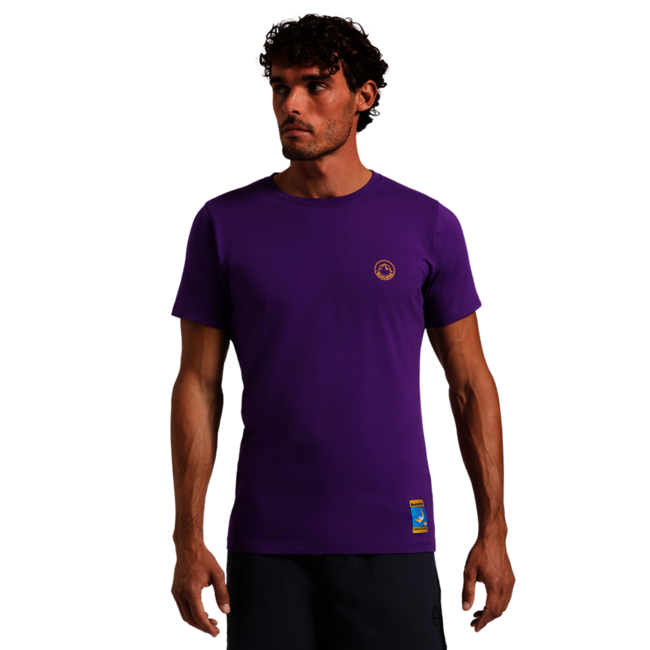 Climbing on the Moon T-Shirt Hombre Camiseta Escalada La Sportiva