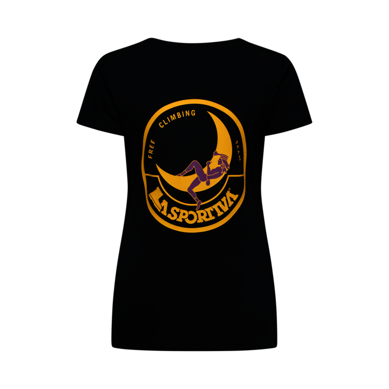 Climbing on the Moon T-Shirt Mujer Camiseta Escalada La Sportiva