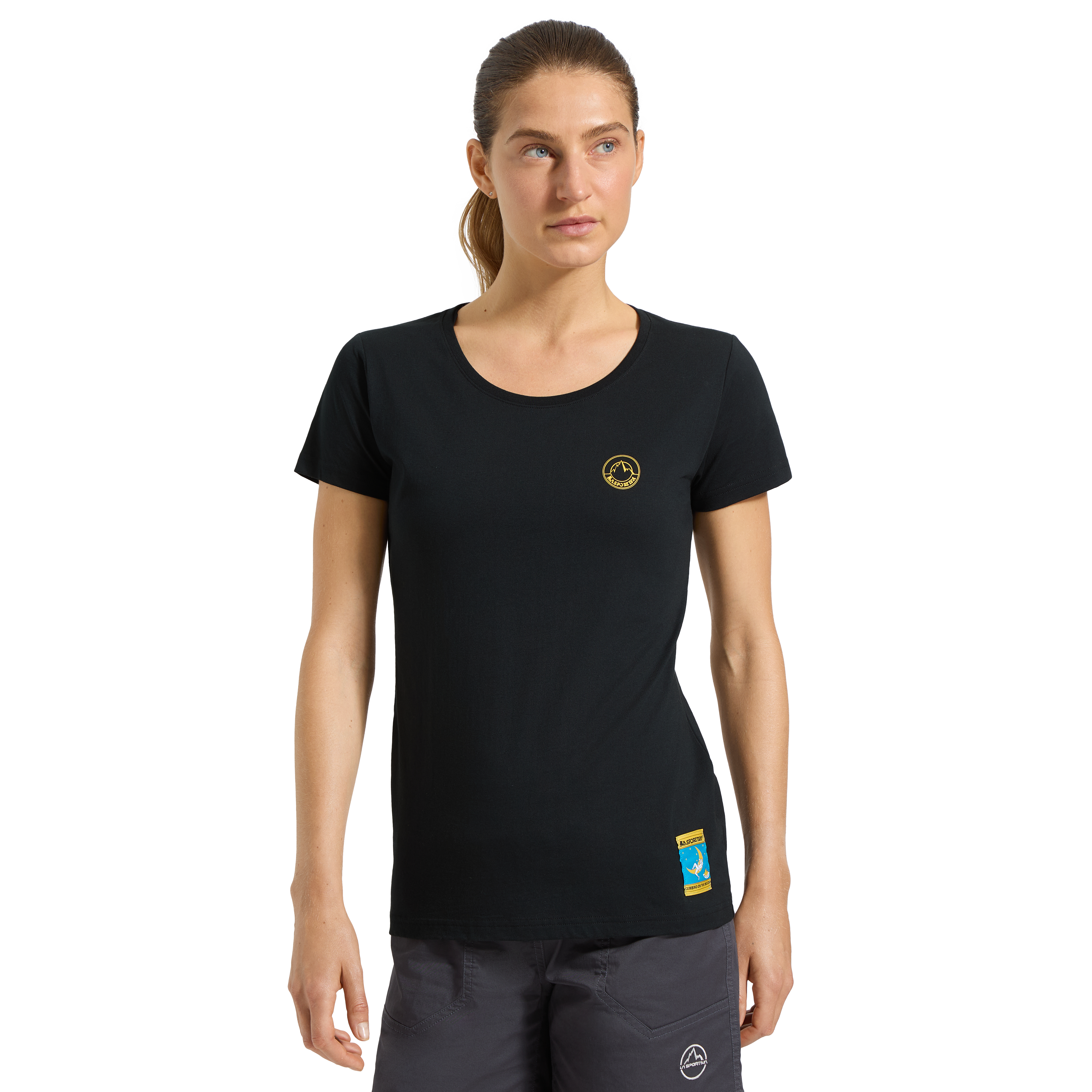 Climbing on the Moon T-Shirt Mujer Camiseta Escalada La Sportiva