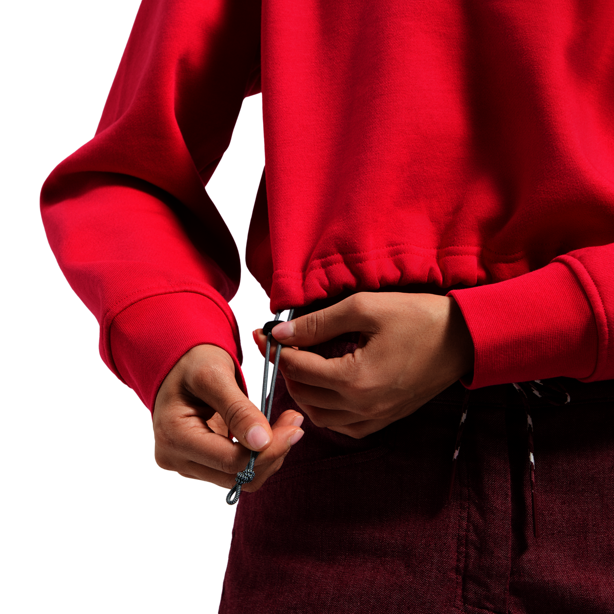 Heritage Logo Crop Sweater Mujer Sudadera La Sportiva