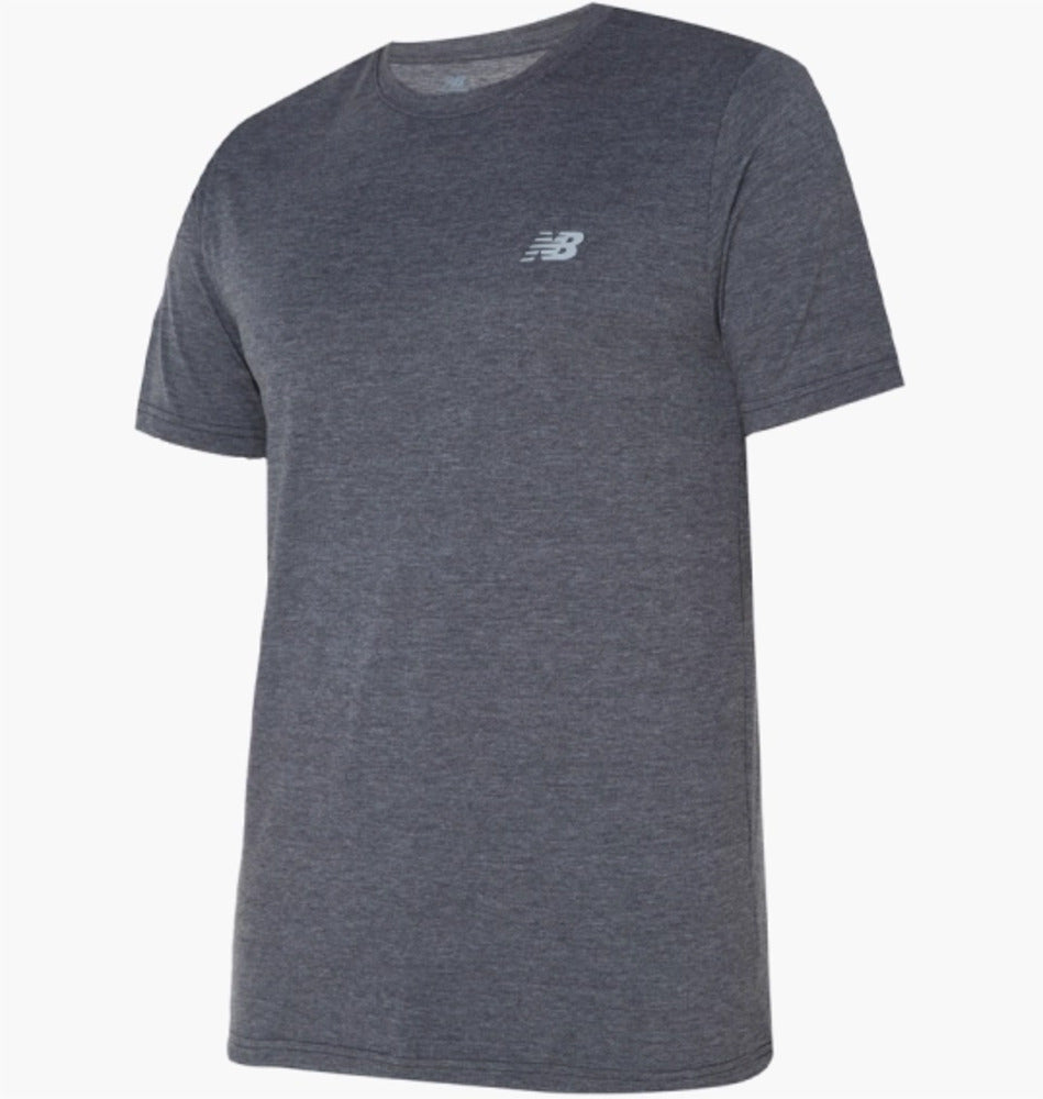 Sport Essentials Heathertech T-Shirt Hombre Camisetas Trail Running New Balance