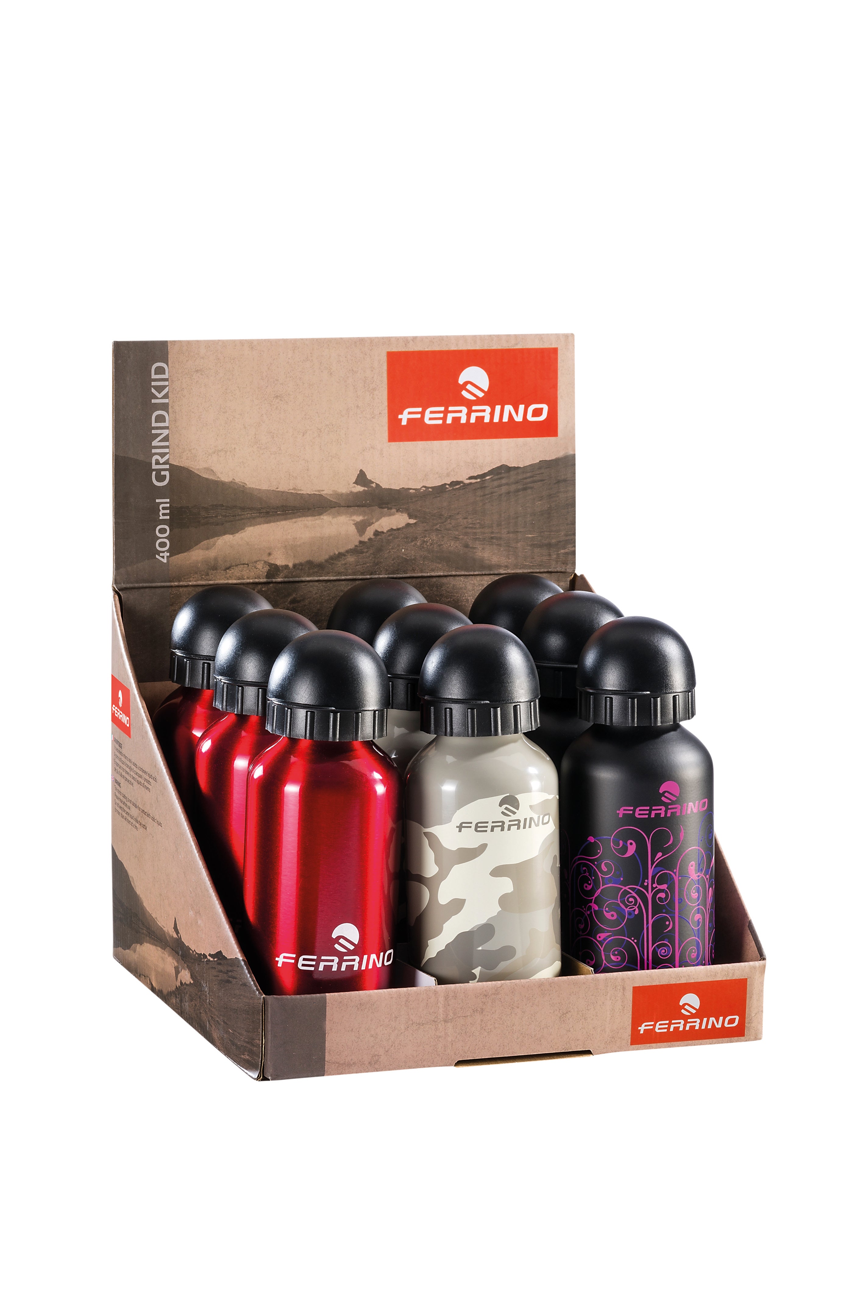 Alu Drink Lt 0,40 Grind Kid Hidratacion Trekking Ferrino